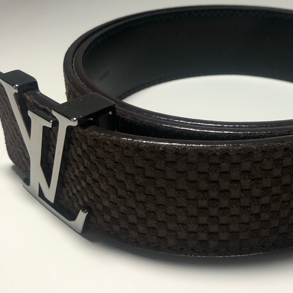 Louis Vuitton - Brown Damier Calfskin Belt - Picture 3 of 4